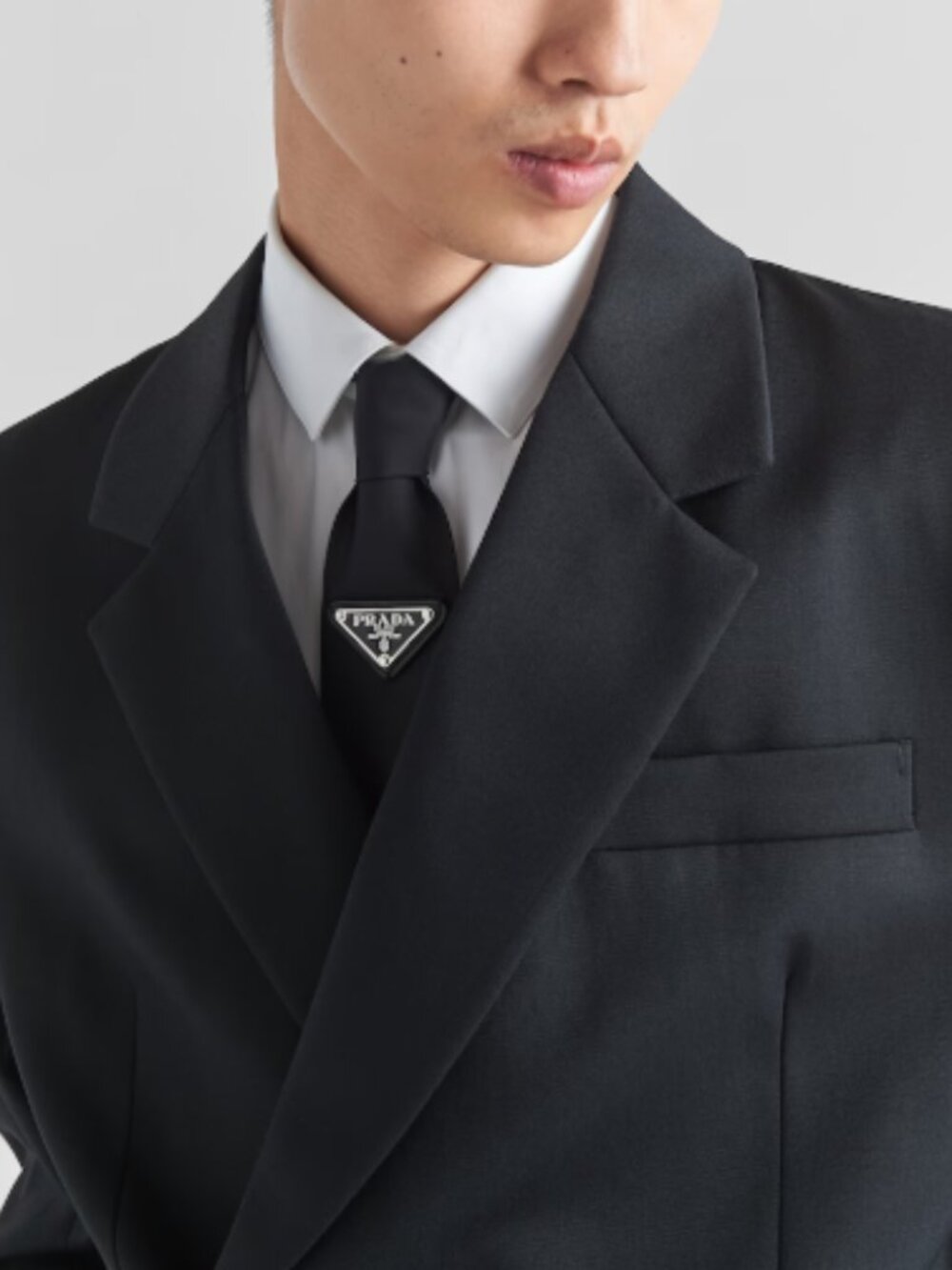 Prada Black Tie - Unisex ( with box ) 🖤🖤 Brand new - Picture 6 of 7